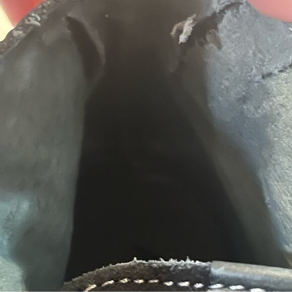 Aldo Black Suede Grey Trim Lace Up Chukka Boots 9 Classic Office - Picture 7 of 7